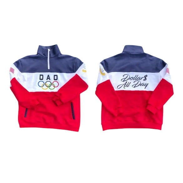 D.A.D Olympic$ Quarter Zip Pullover (Home)(Pre-Order)