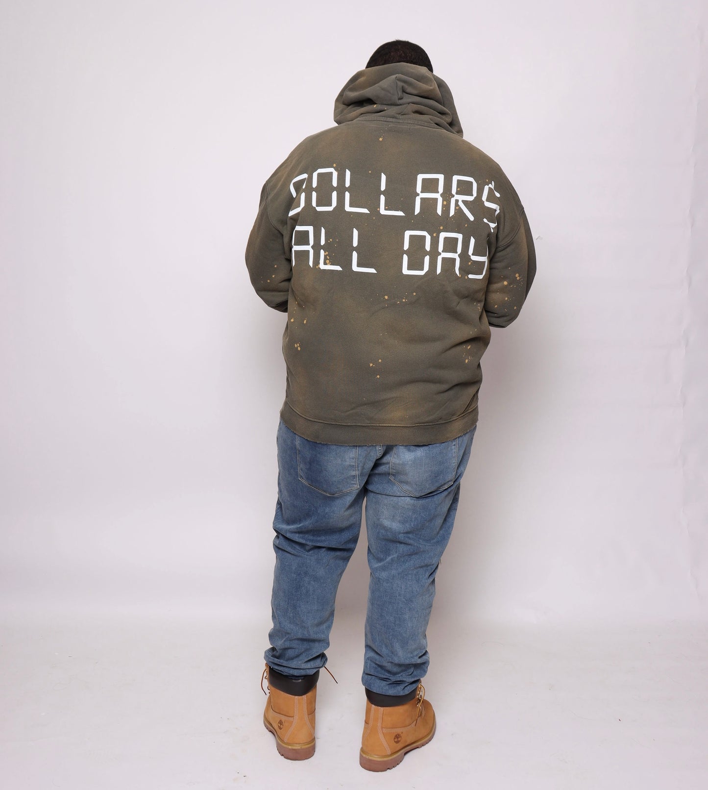“Time Is Money” Hoodie Money Green