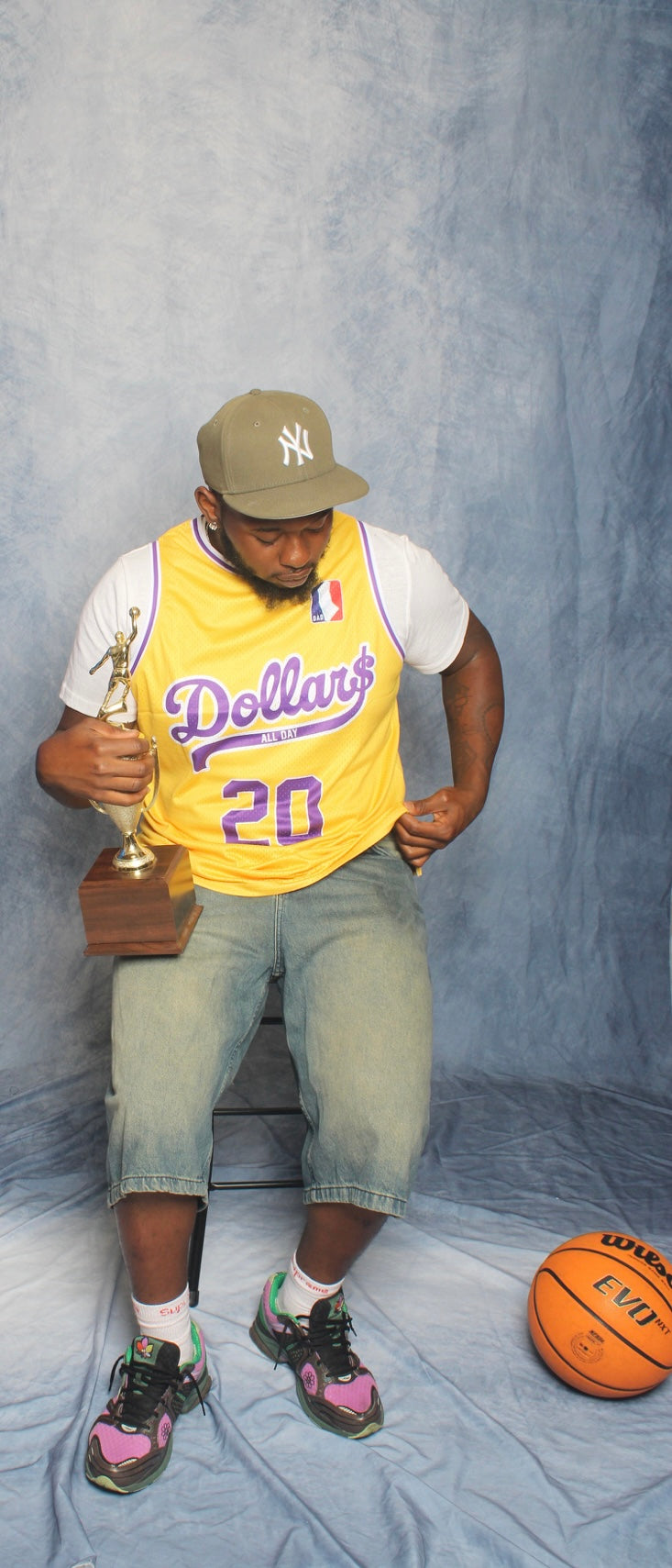 “Draft Day” Gold & Purple Jersey